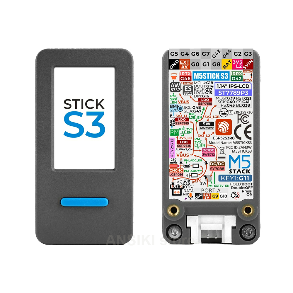 Electronics Project Kit - M5Stack M5StickS3 ESP32-S3 IoT Geliştirme Kiti,