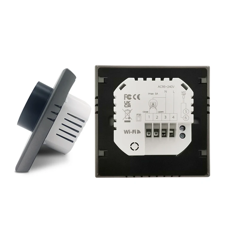 Wifi Thermostat - Stokta Tuya Düğmeli Termostat Yerden Isıtma