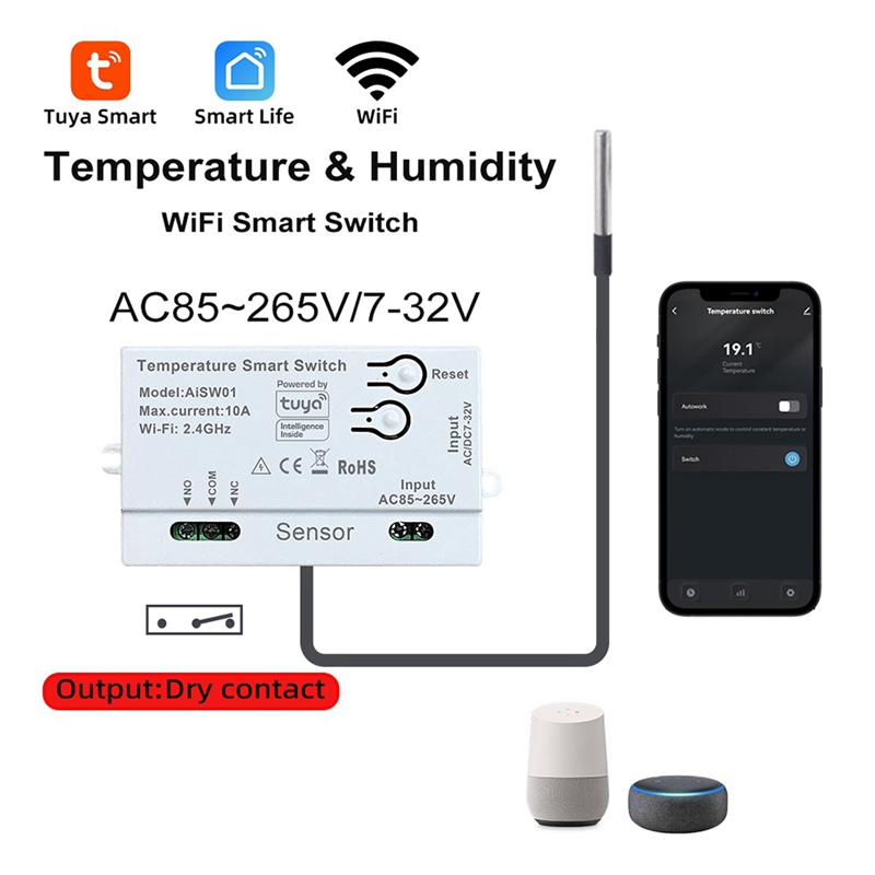 Tuya WiFi Sıcaklık Anahtarı Se - Wifi Thermostat incelemesi ve fiyatı