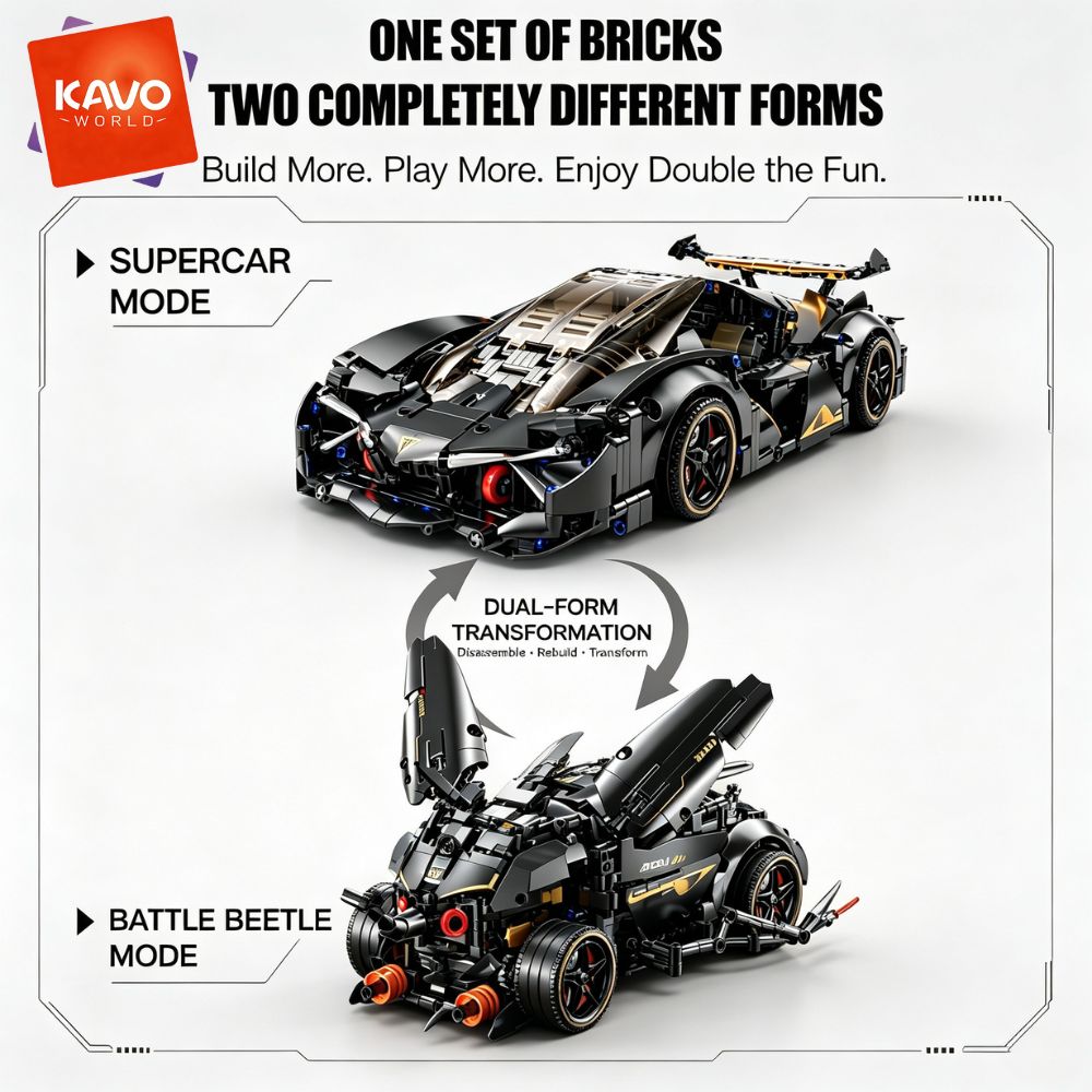 KAVOWORLD 1248 parçadan oluşan - Stem Robotics Kit incelemesi ve fiyatı