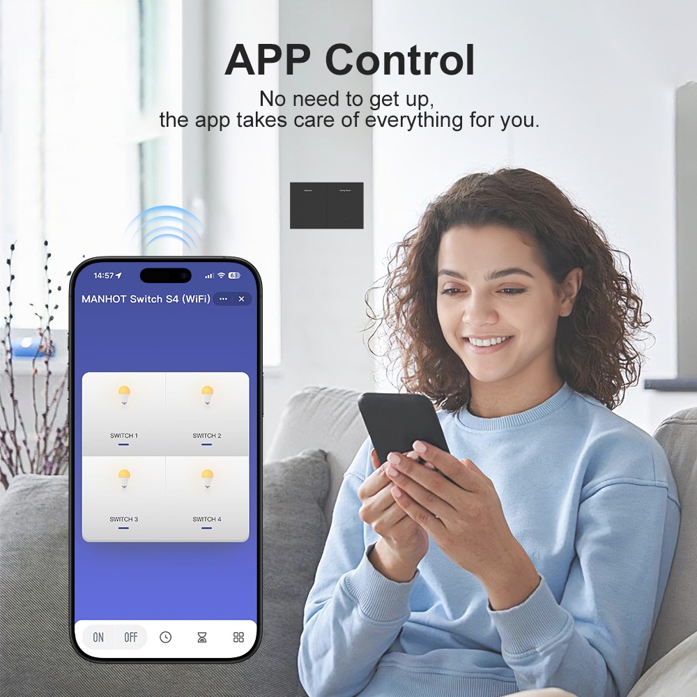 Manhot WIFI Akıllı Kendin Yap  - Smart Light Switch Wifi incelemesi ve fiyatı