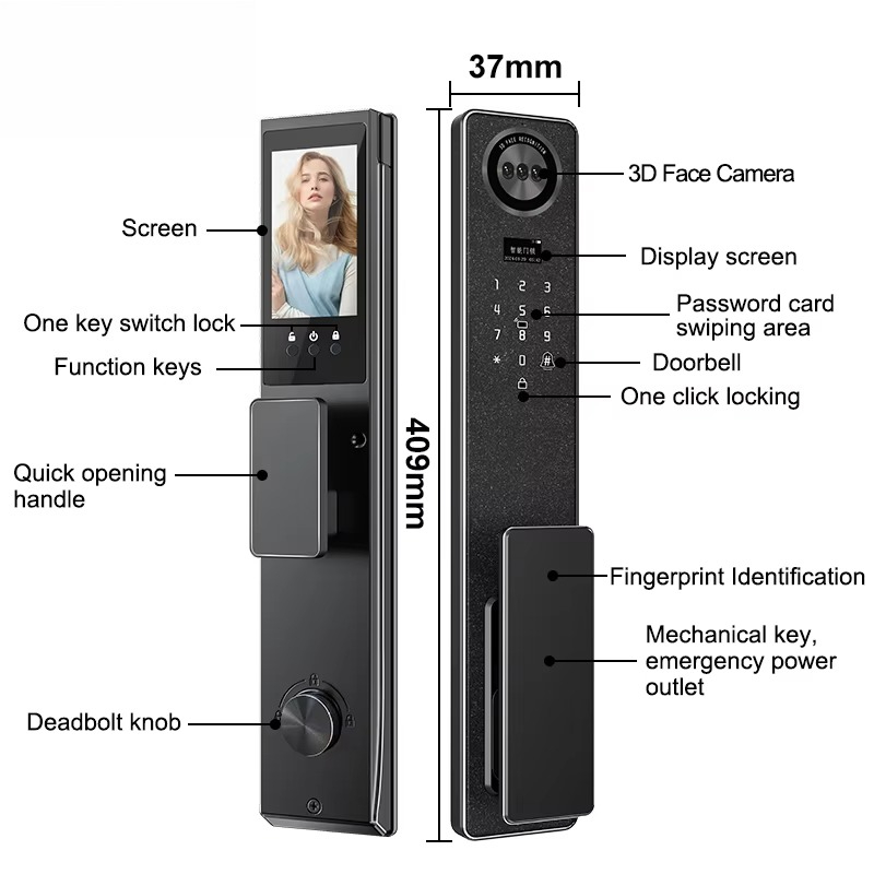 Tuya WiFi Akıllı Kapı Kilidi,  - Smart Door Lock Wifi incelemesi ve fiyatı