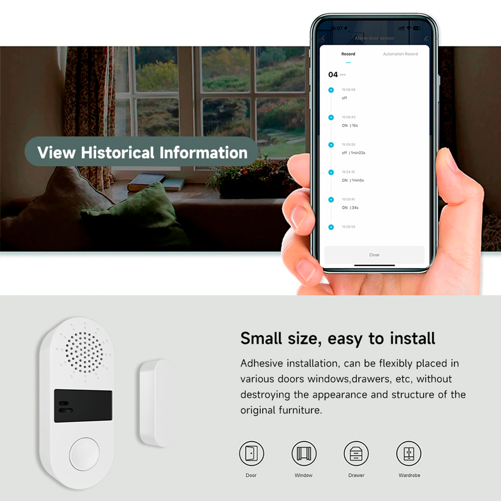 Tuya Zigbee Kablosuz Kapı Penc - Smart Home Automation Kit incelemesi ve fiyatı