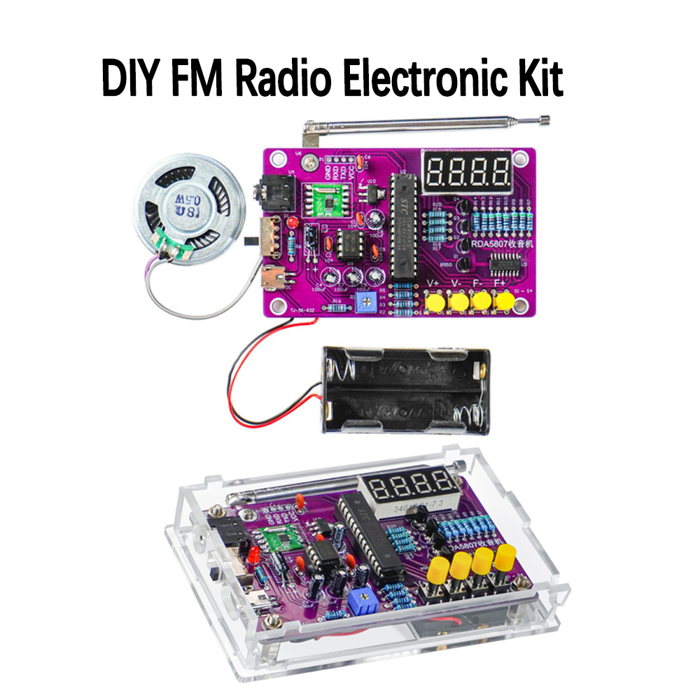 DIY FM Radyo Elektronik Kiti 8 - Electronics Project Kit incelemesi ve fiyatı