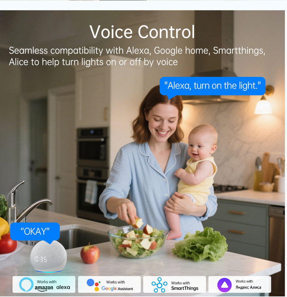 1 2 3 4 Gang WiFi RF 433mhz Do - Smart Light Switch Wifi incelemesi ve fiyatı