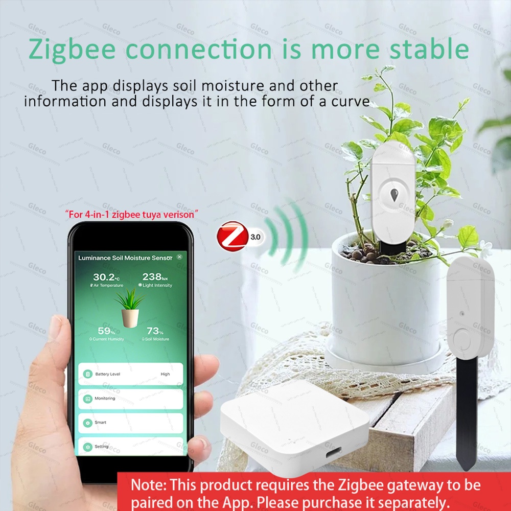 Zigbee Toprak Nem Sensörü Ölçe - Smart Home Automation Kit incelemesi ve fiyatı