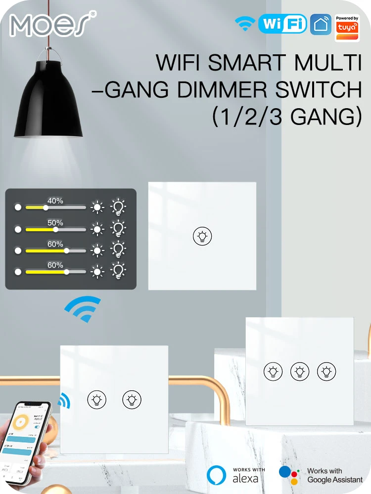 Moes Tuya Çoklu Gruplu Akıllı  - Smart Light Switch Wifi incelemesi ve fiyatı