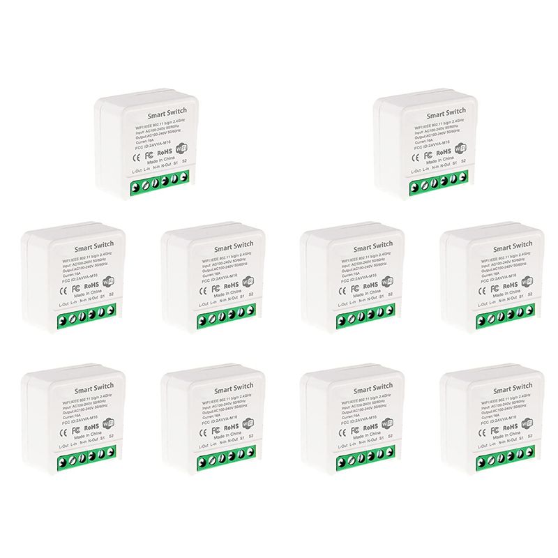 10X Mini Akıllı Wi-Fi Röle Ana - Smart Light Switch Wifi incelemesi ve fiyatı